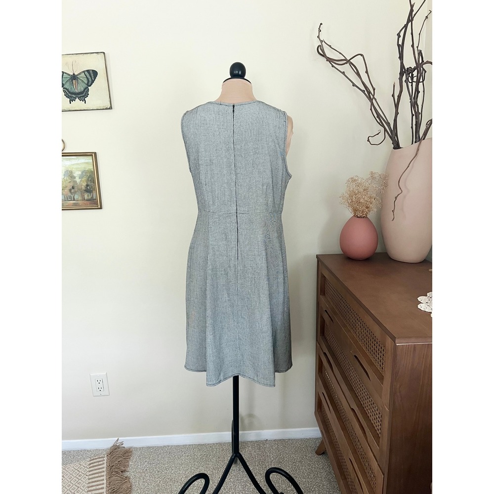 Vintage 90s INC Gingham Skater Dress - Picture 4 of 5